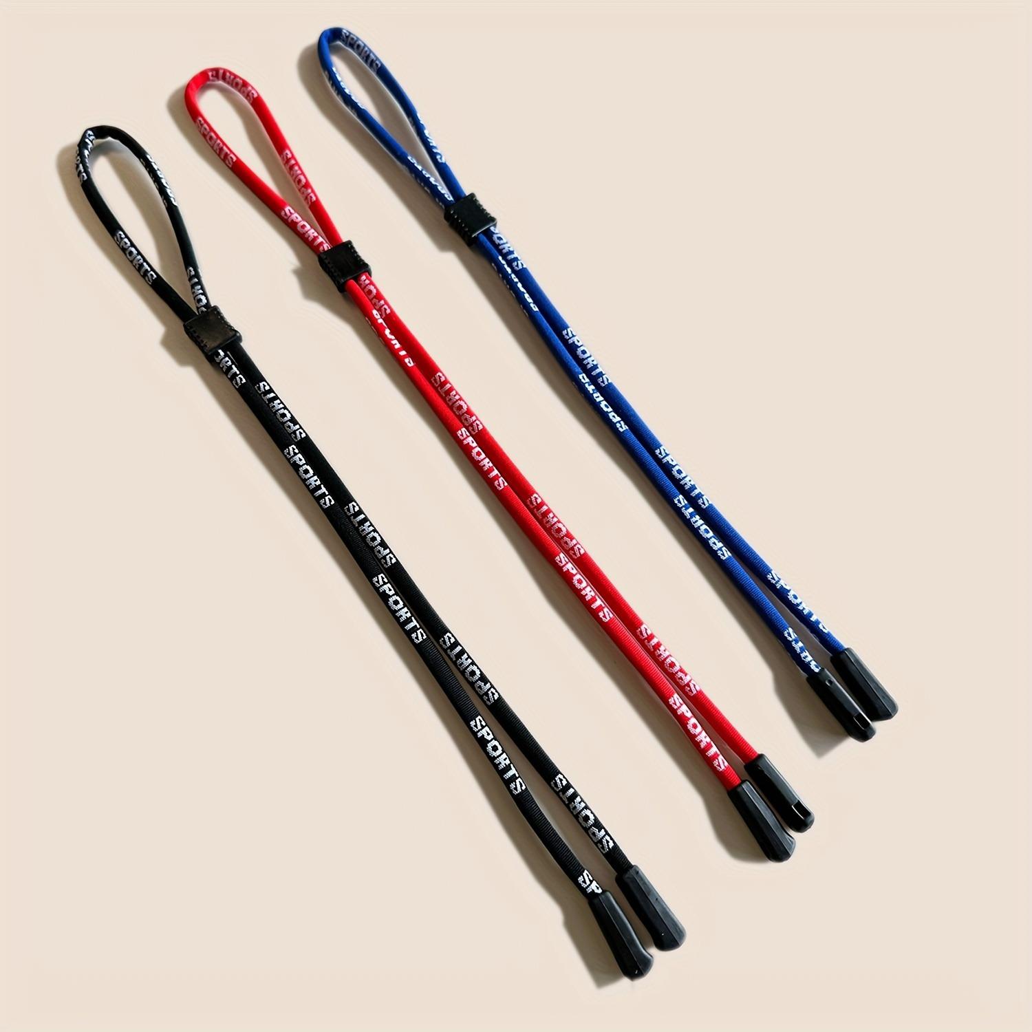 Sports Glasses Strap Holder, 3 Counts/set Adjustable Outdoor Sports Sunglasses Chain Lanyard, Anti Slip Glasses Cord Rope for Women & Men