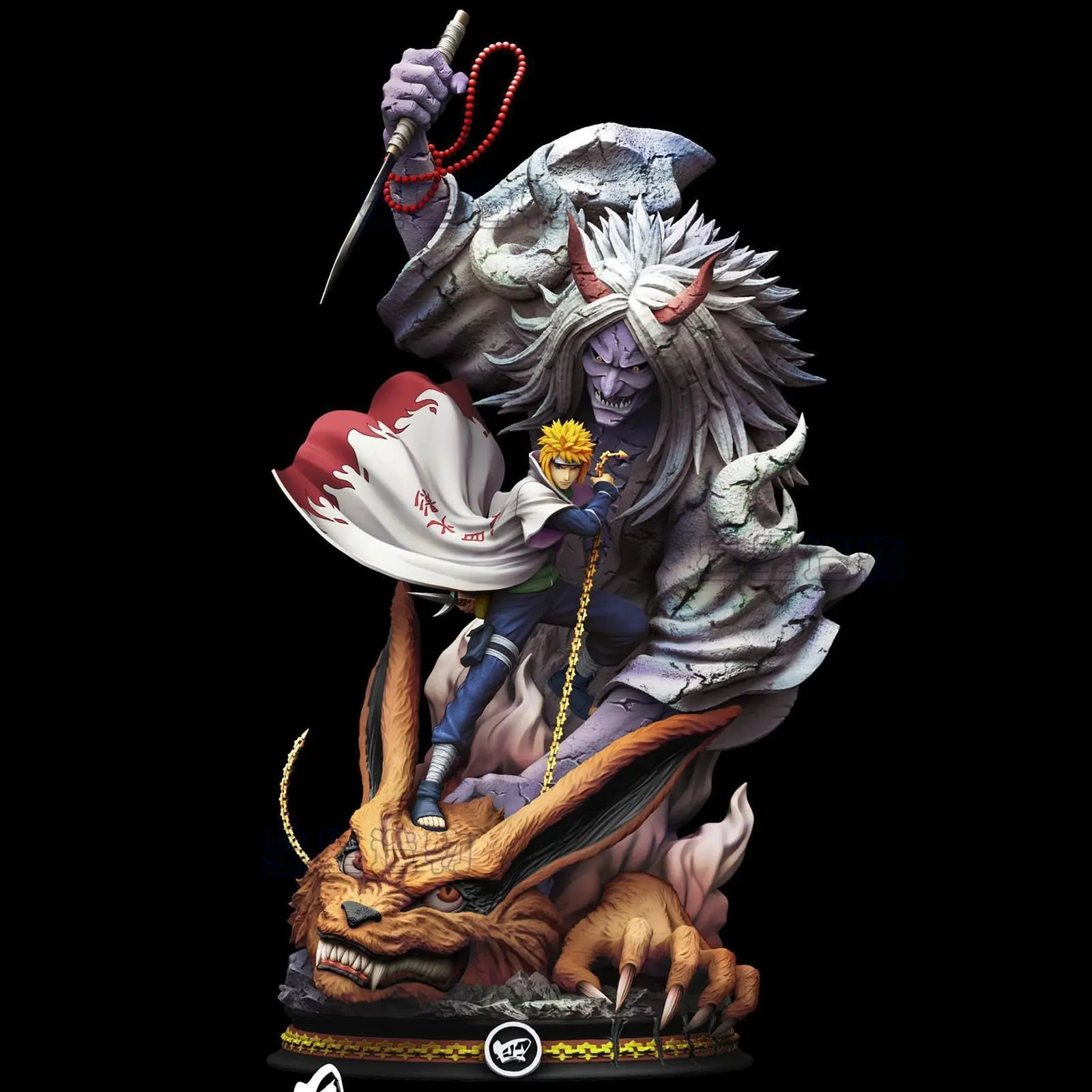 Naruto Minato Namikaze Nine-Tails Jinchuuriki Luxury Figure, 26cm PVC Statue, Detailed Design, Perfect for Collection and Gifting