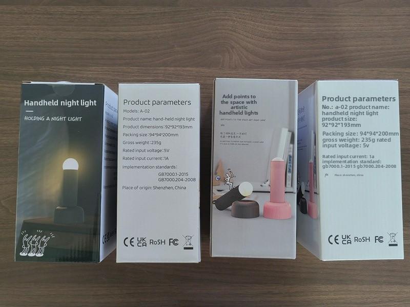 Rechargeable night light from Douyin Store, creative bedside lamp, suitable for bedroom sleep ambiance, fun table lamp, birthday gift