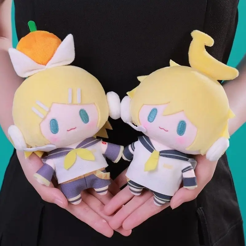 Kagamine Len & Rin Anime & Manga Plush Toy Keychains, Cute Stuffed Doll Backpack Decorations, Girl Birthday Gifts for Toys & Hobbies, Soft Plush, Fluffy Friends Stuffed Toys