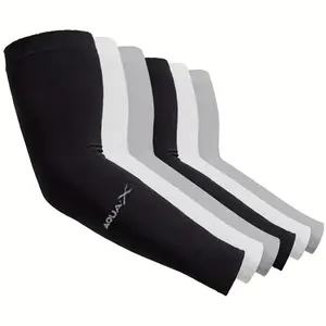 3 Pairs Breathable Sun Protection Sleeves UV Protective Arm Covers Uses for Sports Driving Outdoor Adventures Shield