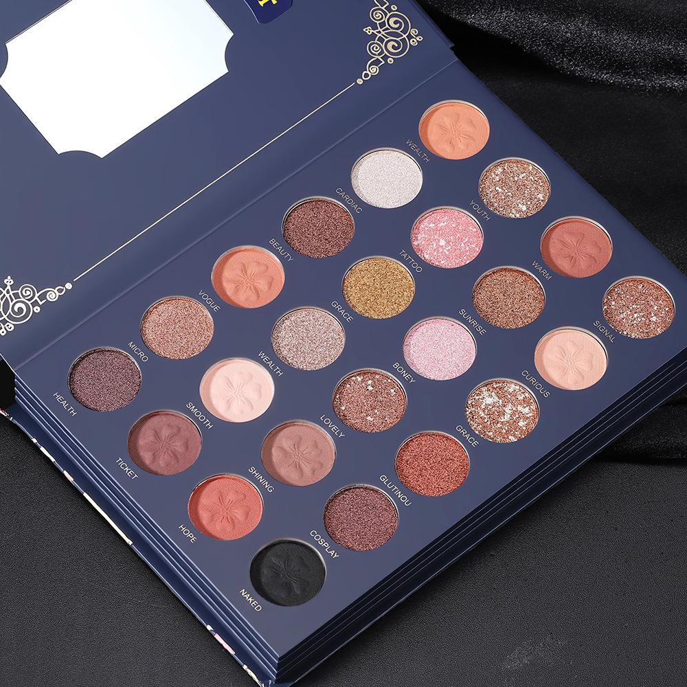 Julystar Secret Garden Makeup Palette, 4-In-1 Multicolor Eyeshadow + Blush Highlighter Contour Set, All-In-One Makeup Kit for Beginners