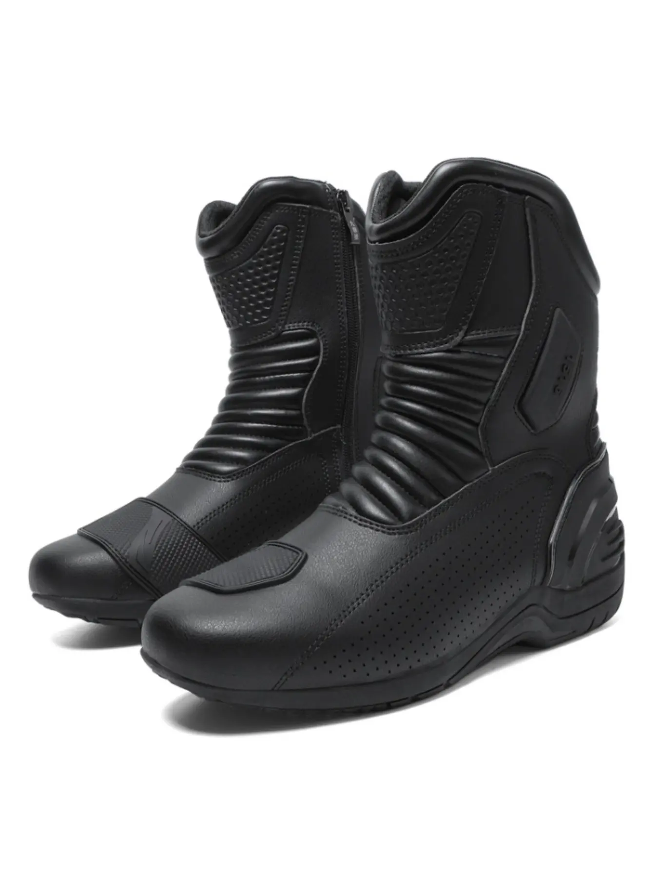 Motorcycle Riding Shoes, Unisex Motorbike Boots, Anti-Slip Waterproof Design, Comfortable Safety Gear for All Seasons