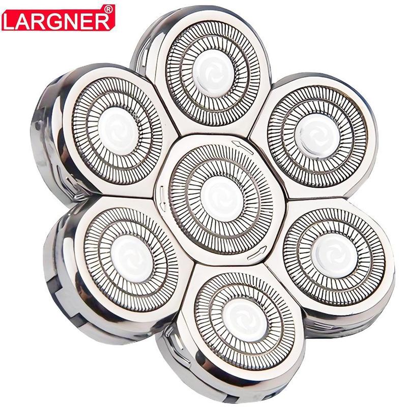 7D 7/8/9 Heads Replacement Heads for Electric Shaver, 1 Count Smooth & Comfortable Shaving Heads, Compatible with Most Brands Except Remington and SkullShaver Trimmers for Men, Multifunctional Shaving Head