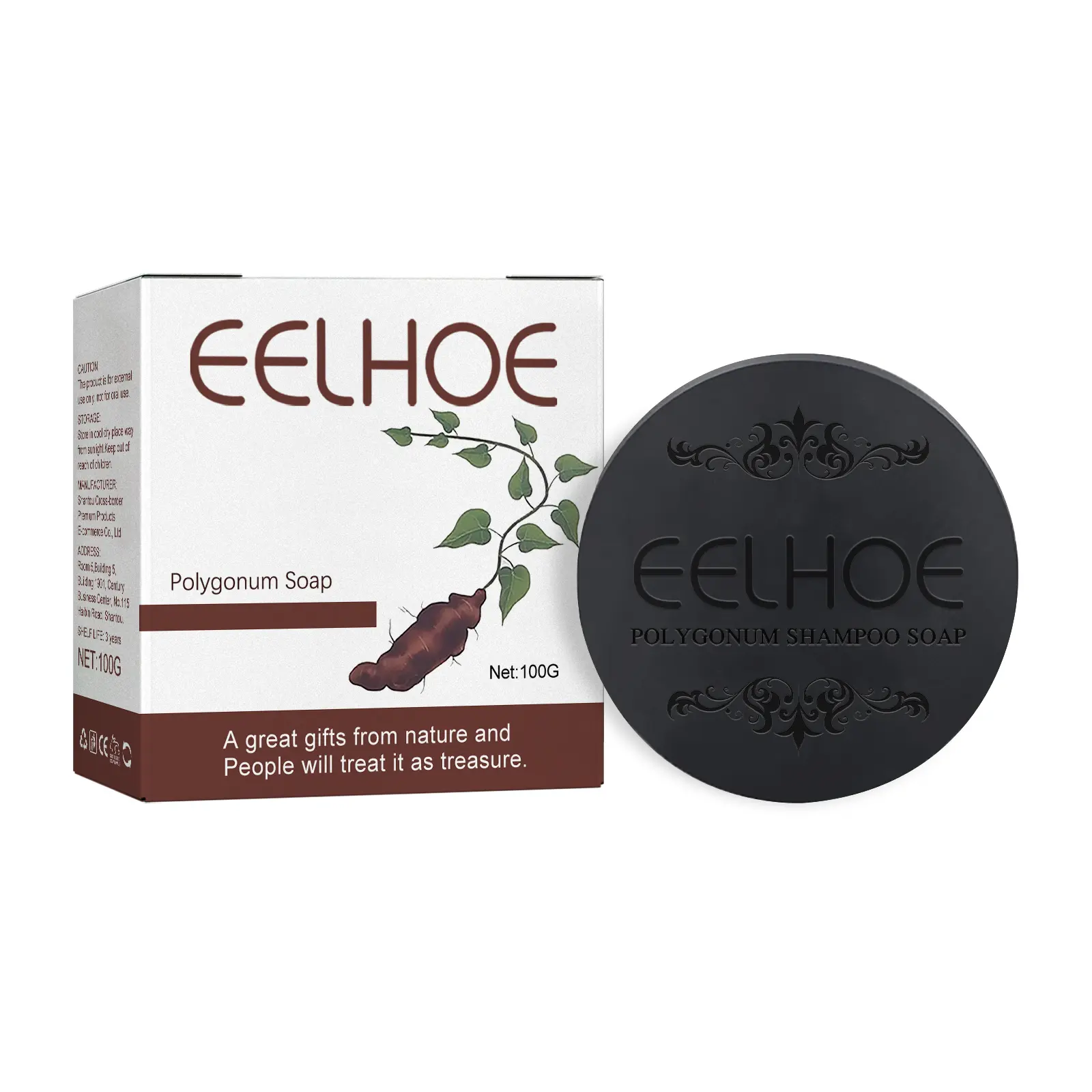 EELHOE Shampoo Bar: Hair Cleansing, Anti-Dandruff, Nourishing Hair Roots, Natural Black Hair, Smooth Hair Care Shampoo Bar
