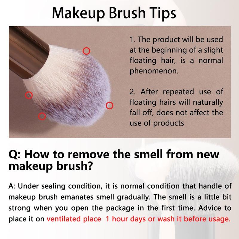 MAANGE Makeup Brush Set, 4/17 Counts/set Face Makeup Brush with Soft Bristles, Soft Makeup Brushes, Kabuki Brush, Eye Brushes, Professional Makeup Products for Women & Girls, Makeup Brushes Kits