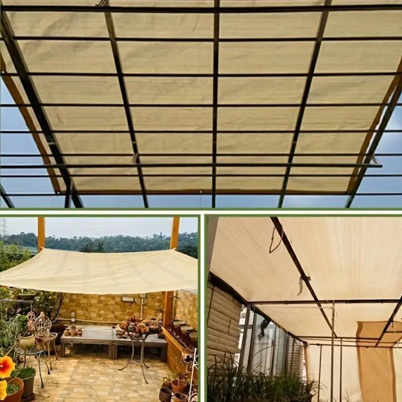 1pc Rectangular Sunshade Net, Breathable Square Shade for Lawn and Pool, 90% to 95% Shading Rate, Perfect for Outdoor Activities