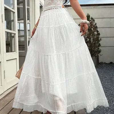 White Amazon Dress Maxi