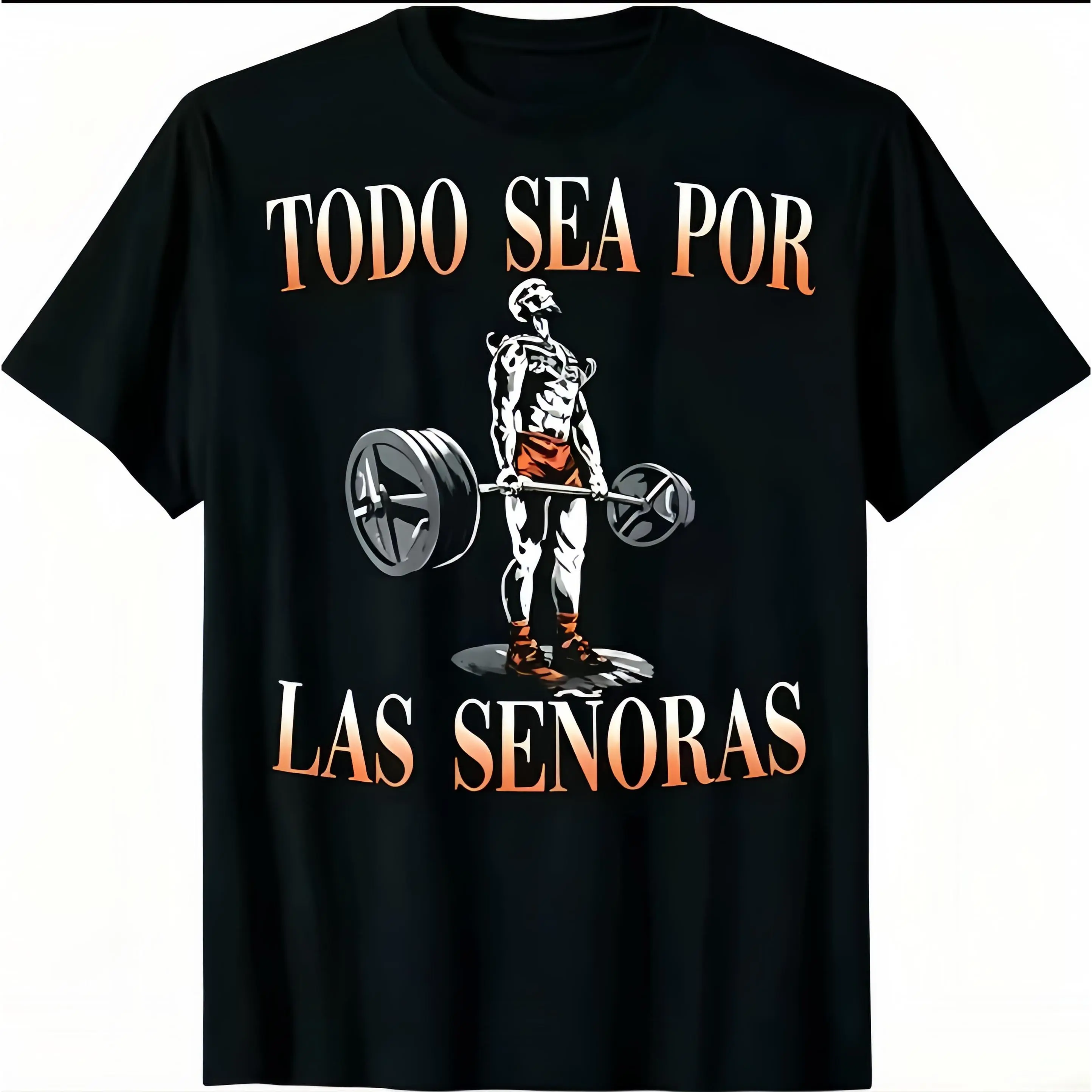 Sporty Chic Funny Printed Sports T-shirt, Breathable Casual Top for Gym, Running