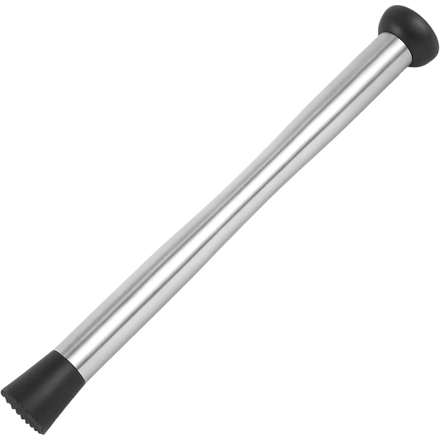 Double Heads Solid Metal Cocktail Utensils - 32cm/12.6in Stainless Steel Prep Tool, Durable, Easy to Clean for Mojitos, Old Fashioned