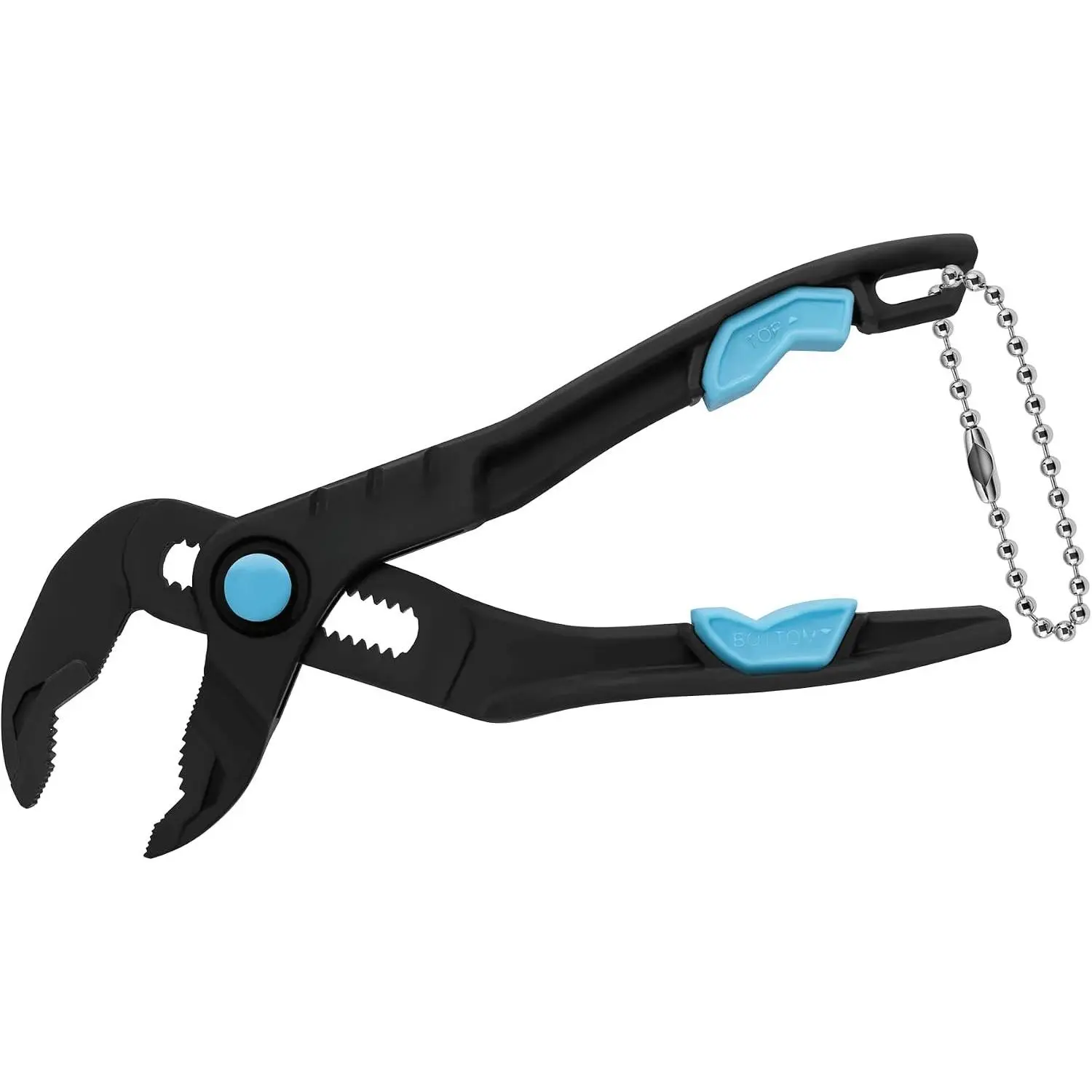 4-Inch Mini Water Pump Pliers, Mini Adjustable  Joint Pliers | V-Jaw Grips, Quick Adjustment, with Movable Protective Cover, Tight Spaces, Alloy Steel