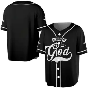 Unisex Child Of God Jesus Baseball Jersey, Christian Faith Gifts