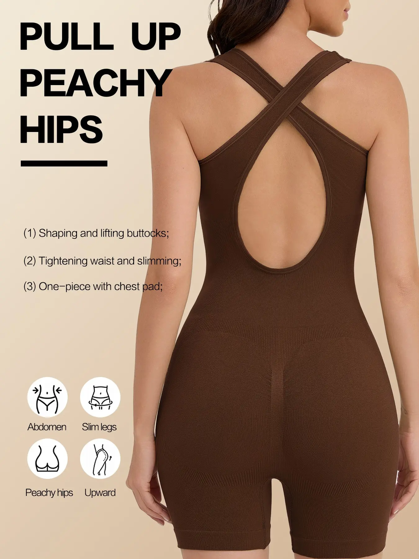 Women's Seamless Soft Breathable Shapewear Bodysuit, High Waist Design for Body Sculpting, Daily Wear, Casual, Special Occasions