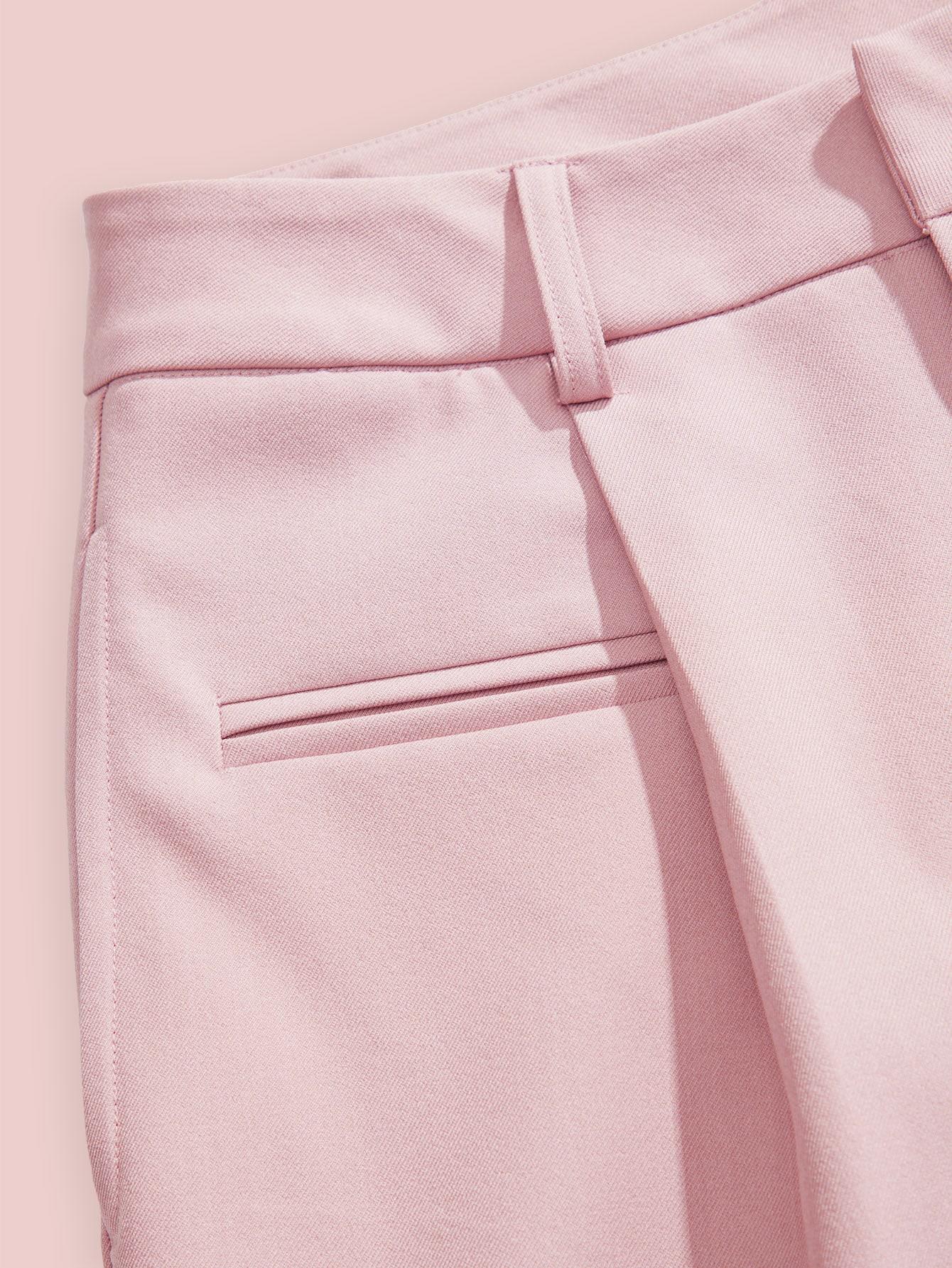 Ciel Fashion Anewsta Black Loose Straight-Leg Suit Pants, Urban Chic For Commuting