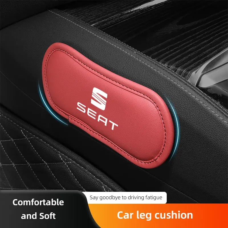 Car Leg Rest Cushion Support Pad for Seat Tarraco Arona Ibiza Leon Ateca Mii El-Born Toledo Formentor Altea E-Racer Alhambra Tavascan