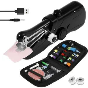 Sewing Machine, Mini Sewing Machine for Beginners Quick Repair, Electric Stitching Machine with Sewing Kit, Embroidery Device for Sewing Clothes DIY Projects