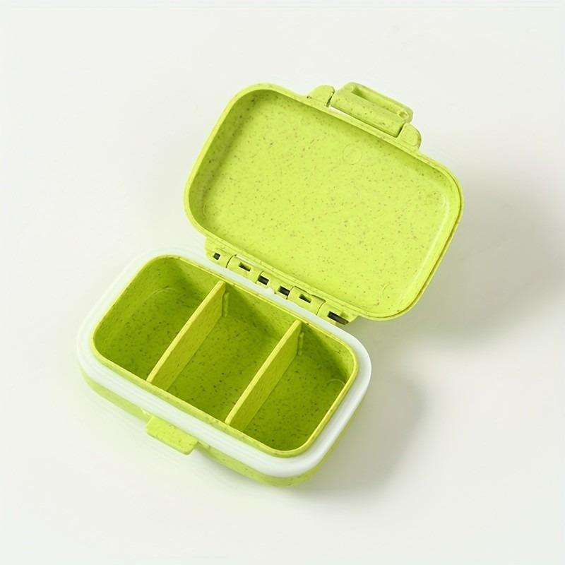 1pcs 3 Grids Travel Portable Pill Case Medicine Storage Drug Dispenser Moisture-proof Pill Box Sundries Container Tablet Organizer Vitamin Organizer