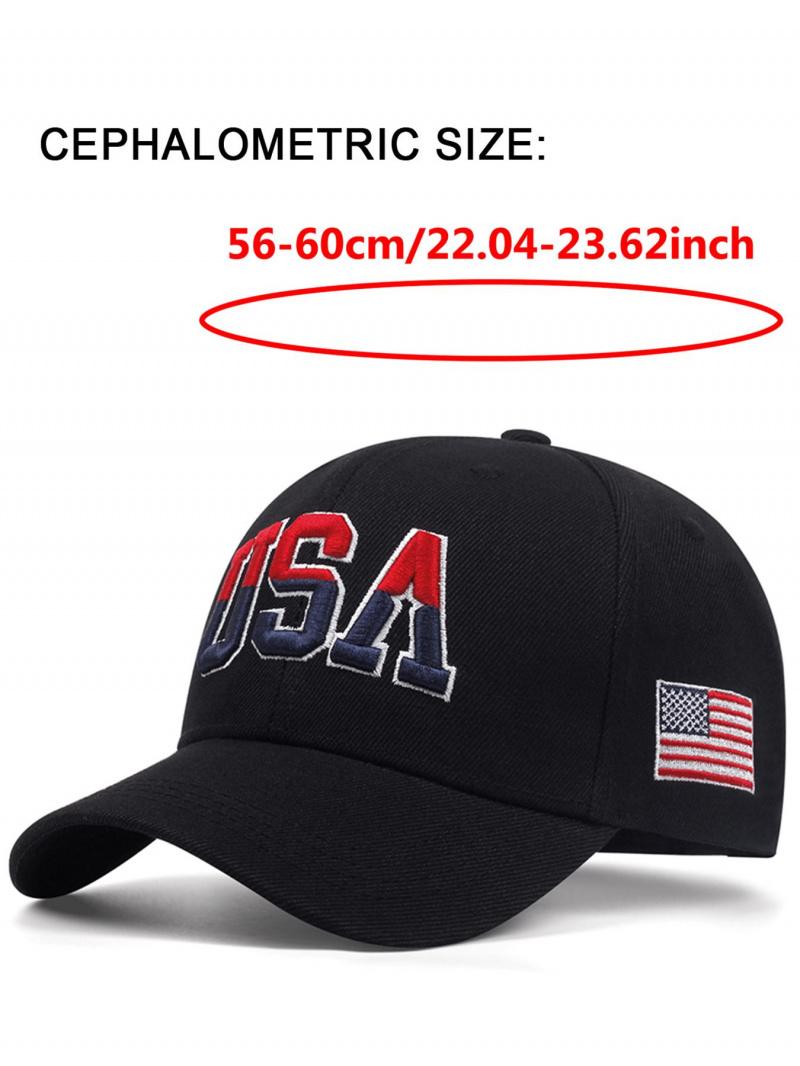 2026 New Fashion Trend American Flag Embroidered Street Skateboard Hat, Hip-Hop Hat, Outdoor Cycling Casual Sports Sun Hat, Daily Wear Decorative Baseball team victory Cap, Flat Brim Hat, Unisex adjustable unisex hat