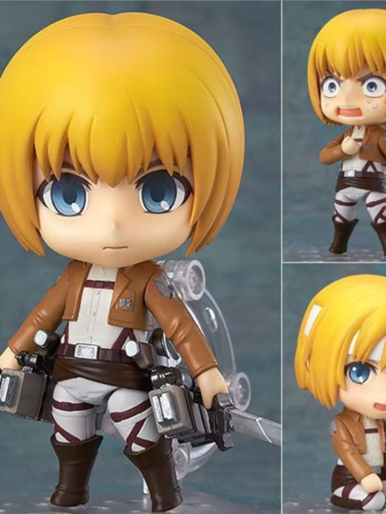 In Stock  Armin Arlert Anime Girl Figure Levi Ackerman Action Figure Shingeki No Kyojin Figurine Model Doll Toys Gift