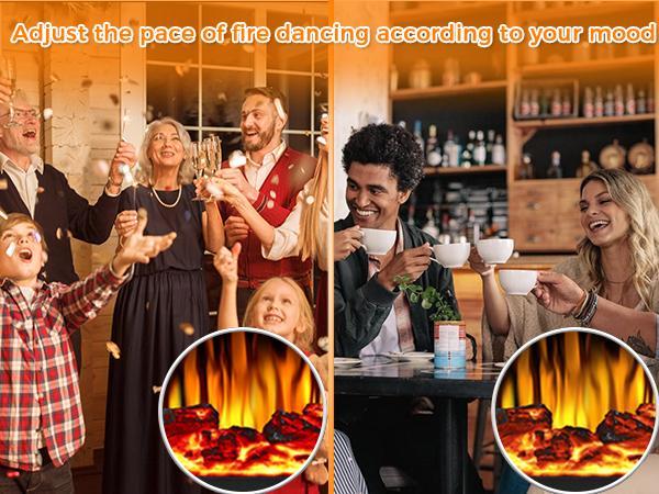 R.W.FLAME Electric Fireplace Stove Heater, 3D Infrared Fireplace, 5100BTU MAX 1500W, All-Metal Design, Adjustable Brightness, Portable, Overheating Protection,Remote,Timer,ETL Certified heaters R.W.FLAME Electric Fireplace Stove Heater, 3D Infrared Fireplace, 5100BTU MAX 1500W, All-Metal Design, Adjustable Brightness, Portable, Overheating Protection,Remote,Timer,ETL Certified heaters