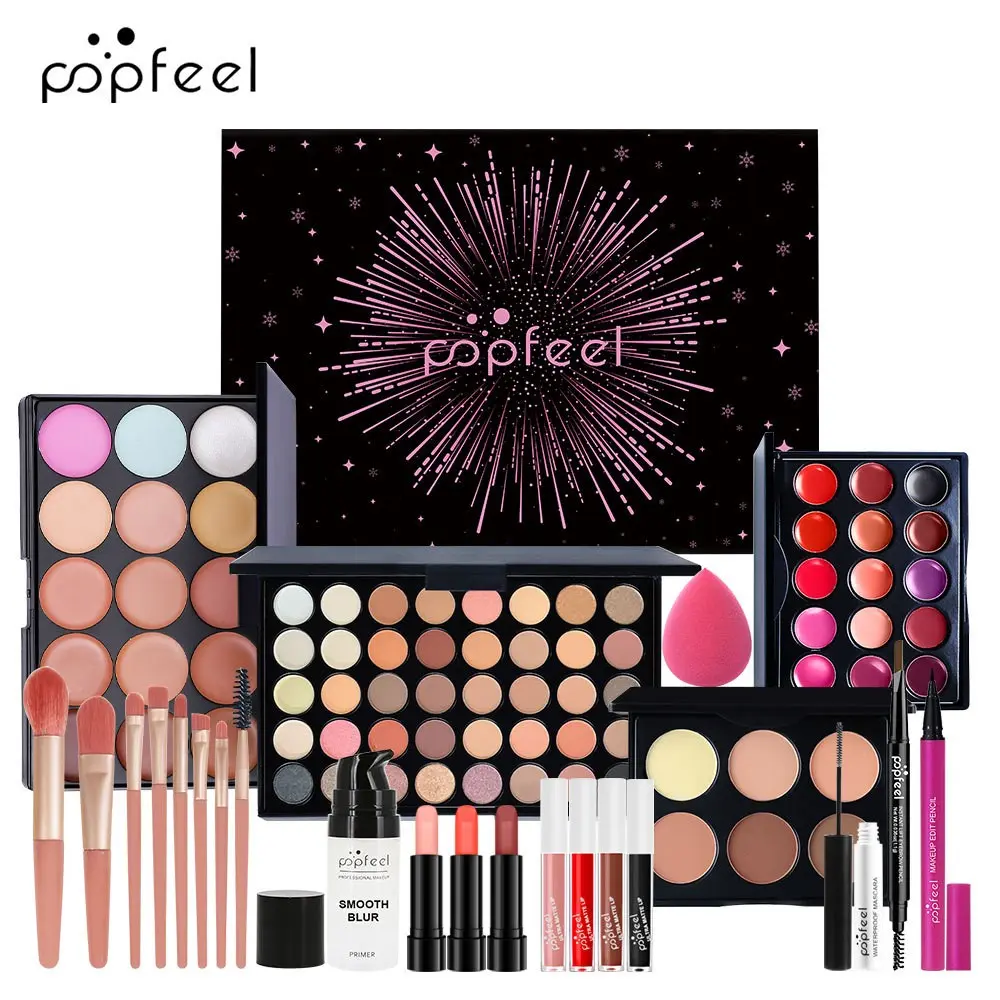 Gift Makeup Set, makeup palette set, Celebratory Gift for Beginners, Balm Form, Non-Flammable, Notified Via Scpn/cpnp