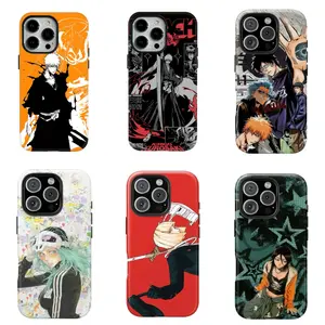 Anime Bleach Cool Fashion Phone Case Cover Compatible with iPhone 11, 12, 13, 14, 15, 16, 17 Plus Pro Max Air Fall Protection Holiday Gift Giving