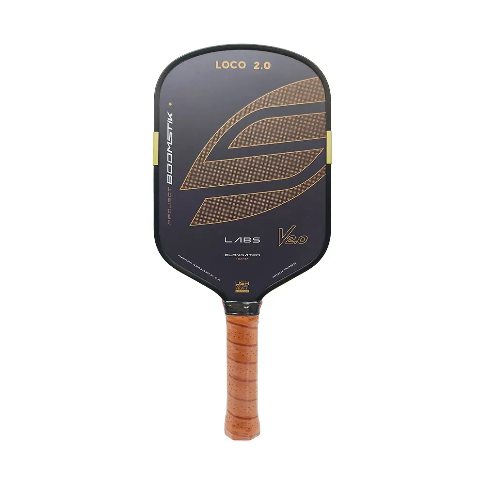 2026 Upgraded Boomstik T700 Carbon Fiber Padel Racket - 16mm Thick, EPP Foam Inner Core, High Elasticity, Excellent Maneuverability & Control, High Friction Surface, Enhanced Durability, Long-Term Reliability for Competitive Players