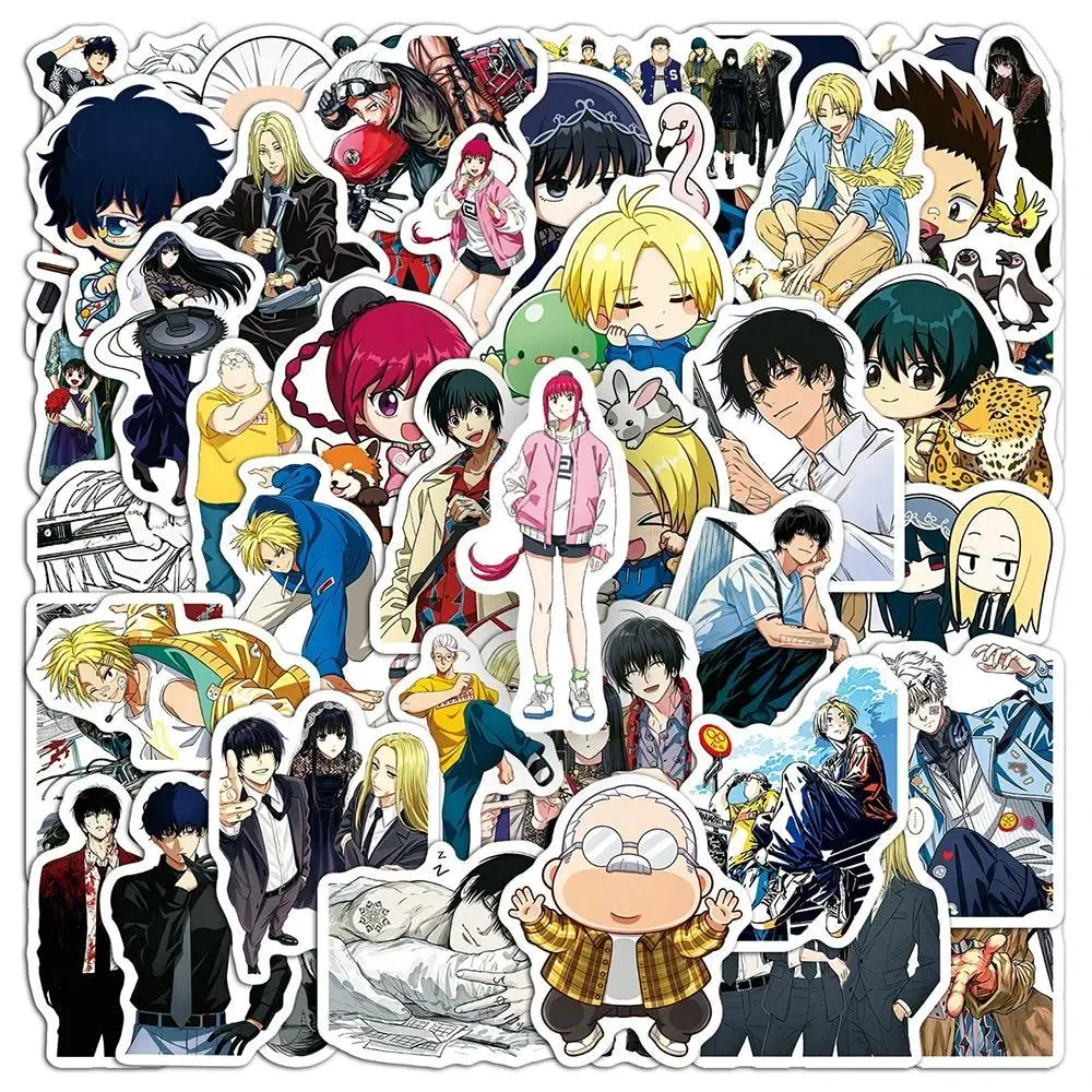 10/30/50pcs SAKAMOTO DAYS Cartoon Stickers Cool Graffiti Waterproof Decals DIY Motorcycle Journal Notebook Classic Anime Sticker
