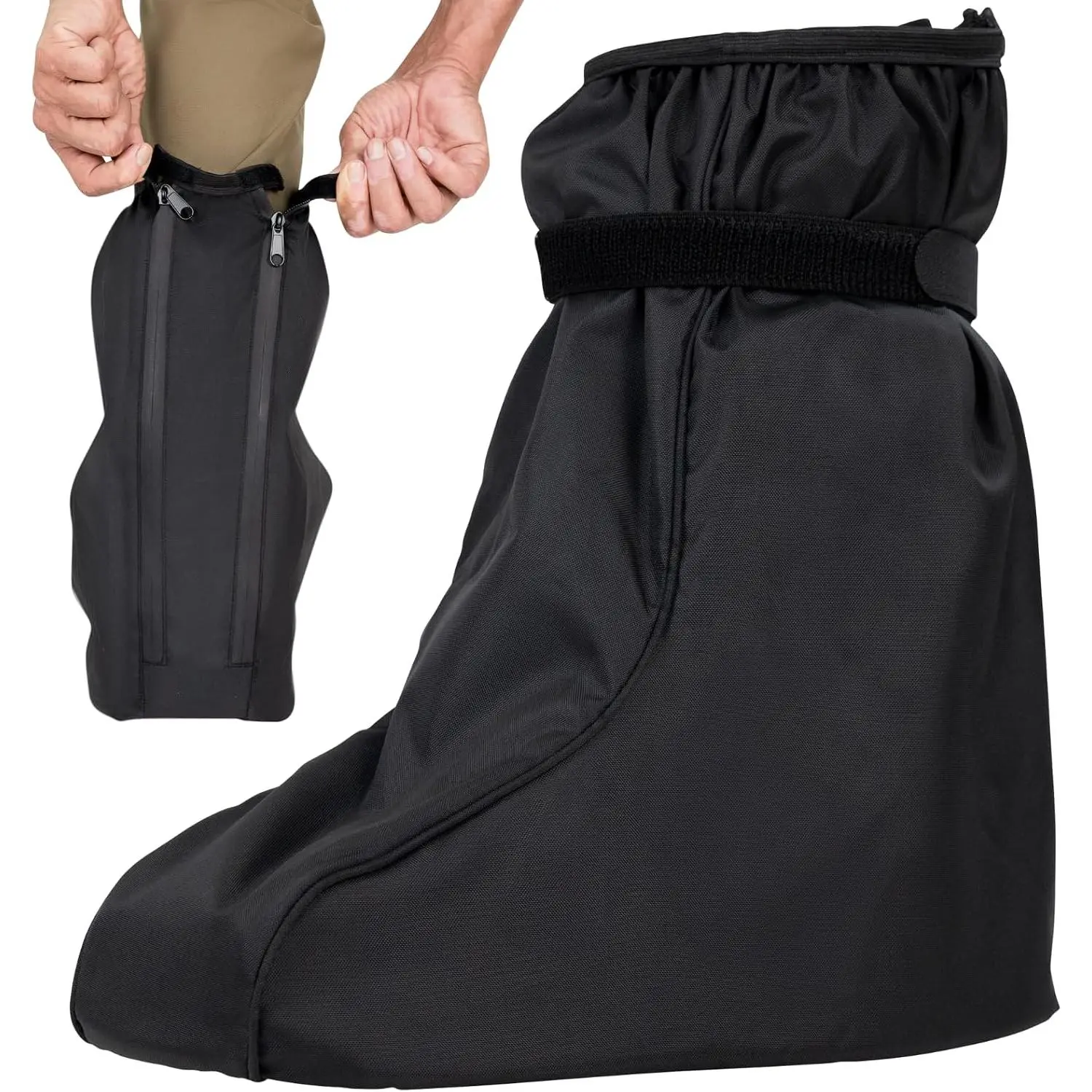Vive Waterproof Non-Slip Walking Boot Cover - Multi-Size Foot Protection for Medical Orthopedic Brace & Cast, Fractured Foot Accessories, Rain & Snow Moisture Prevention