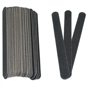 Double Sided Sanding Stick Black 100/180 Grit 17.8cm Manicure  File Double Sided Sanding Stick Polishing Stick Sandpaper Stick Wooden Sanding Tools Craft Accessories