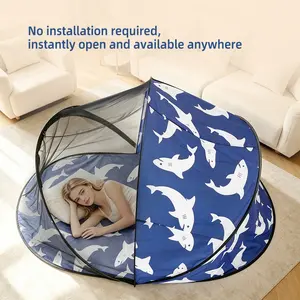 Portable Folding Mosquito Net for Dorm Students, Outdoor Camping Full Body Protection, Easy to Use Shell Design, No Installation Needed