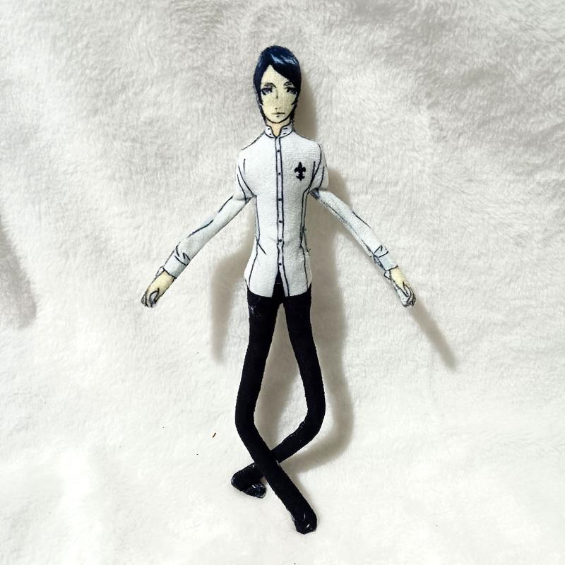 Anime Amamiya Ren Akechi Goro Ryuji Sakamoto Anne Takamaki Yusuke Kitagawa Cosplay Doll Joint Mobility Plush Accessory