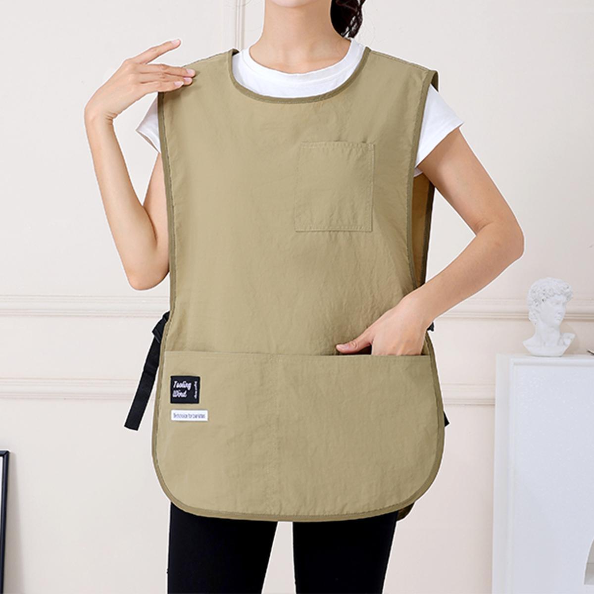 Tailored Design with Deep Pockets for Easy Access, Dirt Resistant Apron, Unisex for Cooking Gardening and Office Work