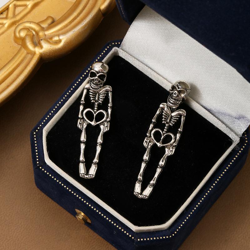 Skull & Skeleton Dangle Earrings – Bold & Fun Accessory