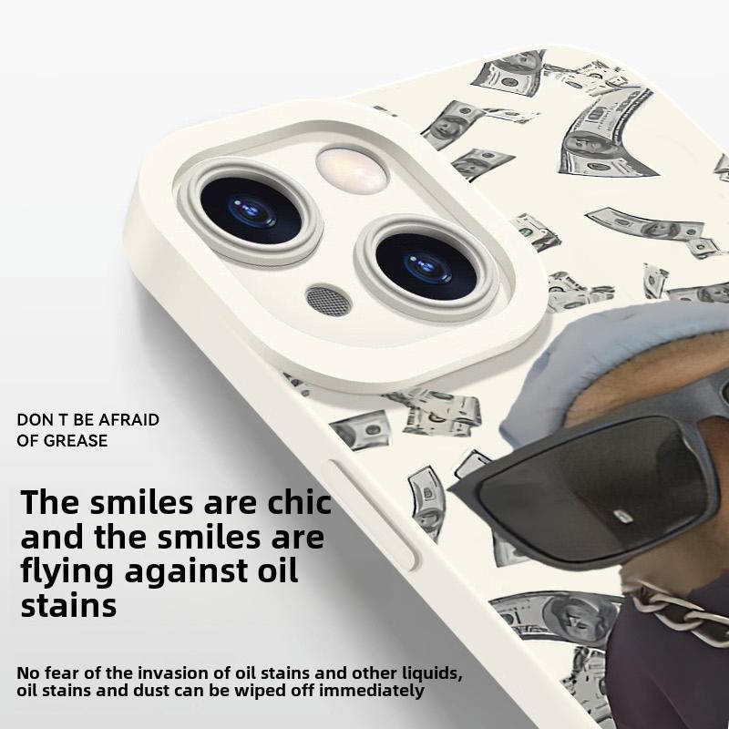 Cool Monkey Pattern Phone Case, TPU Soft Silicone Material, Full Protection Shockproof, Compatible with iPhone 17 Pro Max 17 Air  15 Pro Max 14 Plus 13 12 11 X 16 Pro Max, Funny Clown Men's Style