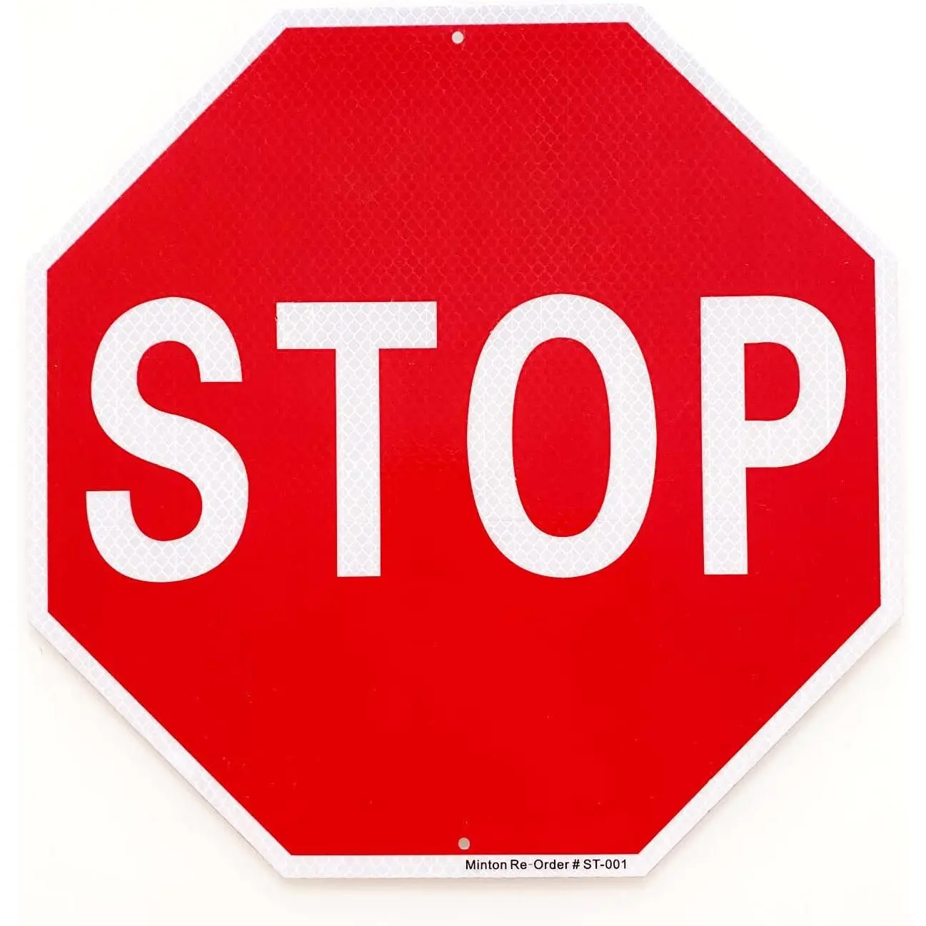 12" Stop Sign, High-Visibility Reflective .040 Rust Free  Metal Sign for Garage, Driveway, Parking Assist &  Room Decor - Weatherproof, UV Protected, 2 Pre-Drilled Holes