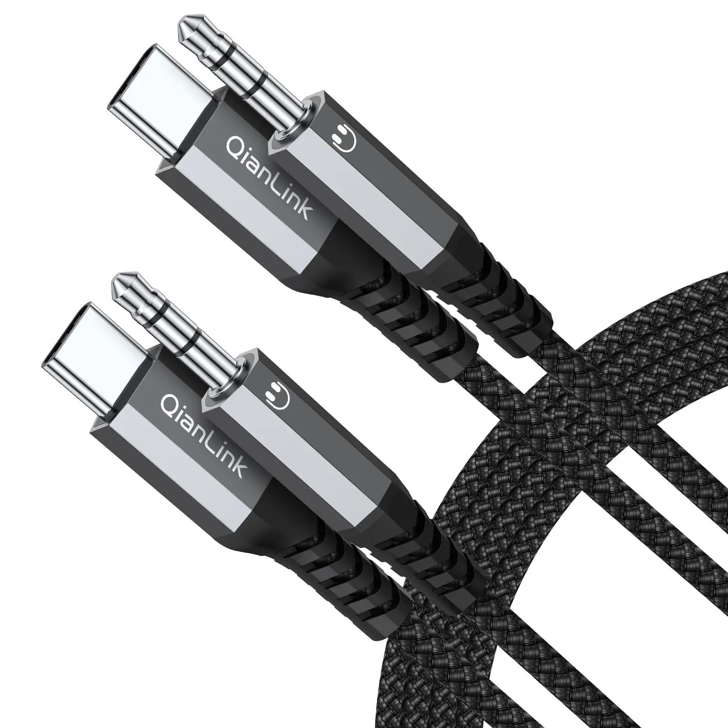 USB C to 3.5mm Audio Aux Jack Cable (3.3ft 2-Pack), Type C to 3.5mm Headphone Car Stereo Cord for iPhone 15 16 17 Pro Max, Samsung Galaxy S25 S24 S23 S22 S21 Ultra, Note 20 10, Pixel 9 8 XL, iPad Pro