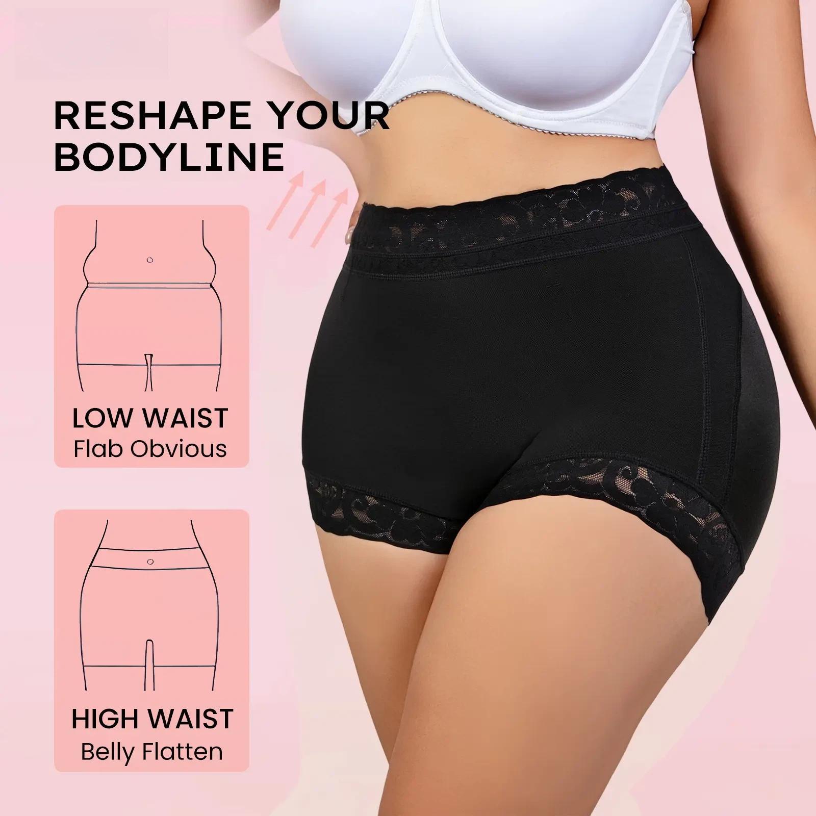 Women's Seamless High Waist Shapewear Tummy Control Butt Lifting Shorts Stretchy Breathable Lace Trim Everyday Comfort Womenswear Belts Women's Seamless High Waist Shapewear Tummy Control Butt Lifting Shorts Stretchy Breathable Lace Trim Everyday Comfort Womenswear Belts