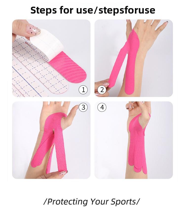 Muscle tape for thumb valgus, wrist support, knee and ankle support, Achilles tendon support, elbow support, shoulder support, sports kinesiology tape