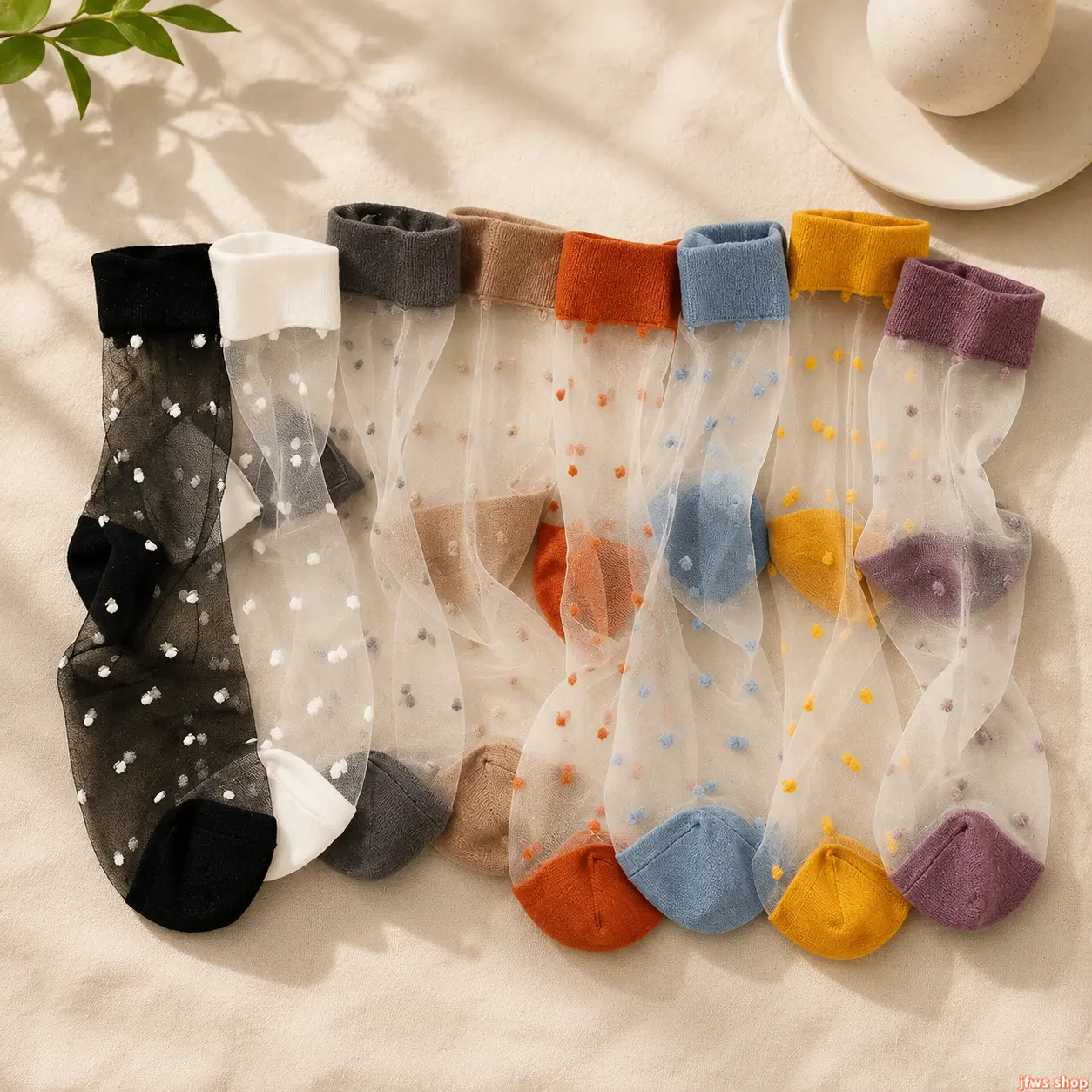 Women Sheer Glass Silk Knee High Socks Thin Transparent Crystal Long Stockings Accessories for Girls Summer Casual Sneakers Loafers Wear