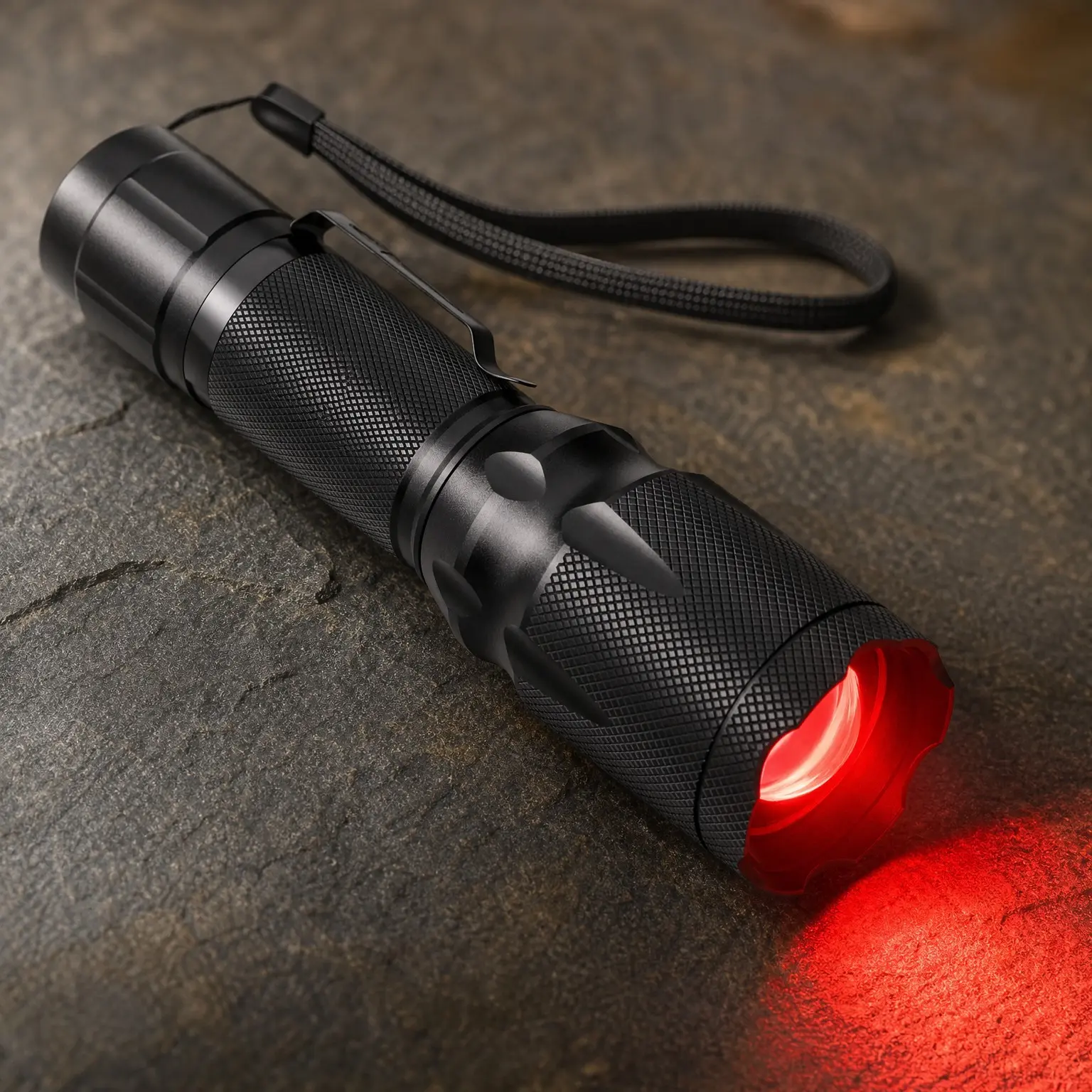 Upgraded Red Flashlight, Bright White & High/Low Power Red Light Modes with Memory, Zoom Lens, Portable Weatherproof LED Torch for Aviation, Astronomy, Night VisionGift