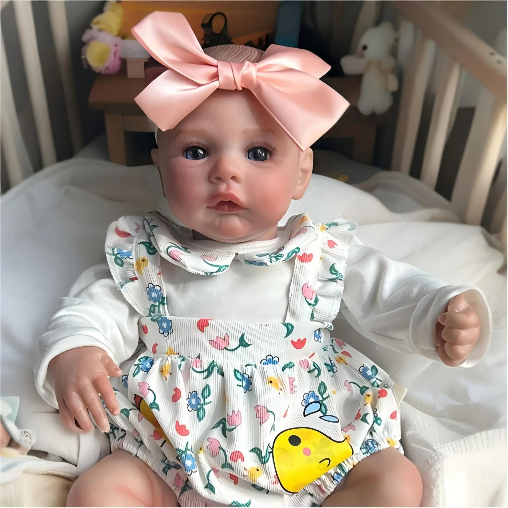 Realistic Baby Doll, Lifelike Body, Newborn Toy for Kids Aged 3+, Perfect Gift for Birthday, Halloween, Thanksgiving, Christmas
