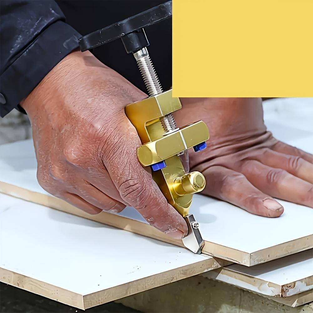 2-in-1 Glass Tile Cutter, All-in-one Glass Knife Brick Cutter, Tile Opener, Diamond Roller Glass Cutter, Sliding Glass Tile Cutter, Portable Building Cutting Tool Birthday Gift Christmas Halloween New Year's Gifts, Gift for Friends! Easter Gift