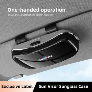 Car Sun Visor Glasses Case Glasses Holder Storage Box for Driver and Passenger in Car For BMW G30 G32 G01 G02 G05 G06 G07 G26 G23 G22 F40 F20 G08 G16 G15 G14 G12 G11 F02 F01 F13 F12 F06 F10 F07 F36 G20 F34 F30 G42 F44 F48 F39 G29 F25 F26 F15 F16 G80 G82