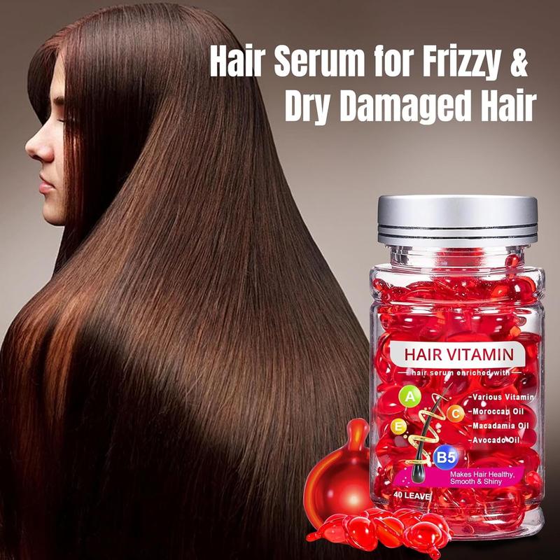 20 40 60 80 100 Capsules Hair Serum Non Rinse Nourishing Moisturizing Comfort Haircare Hair Oil Capsules for All Hair Type