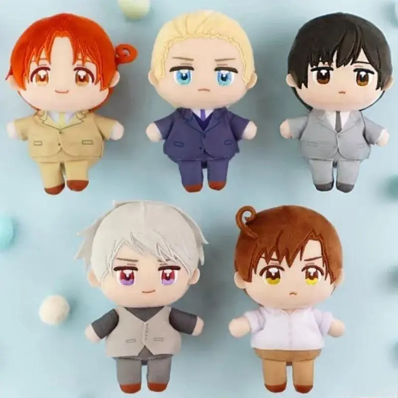 Fukuya Plush Pendant Hetalia World Stars 8 Cm Vol 1 Plush Doll Bag Hanging Ornament Anime Collectible For Adult Anime Fans