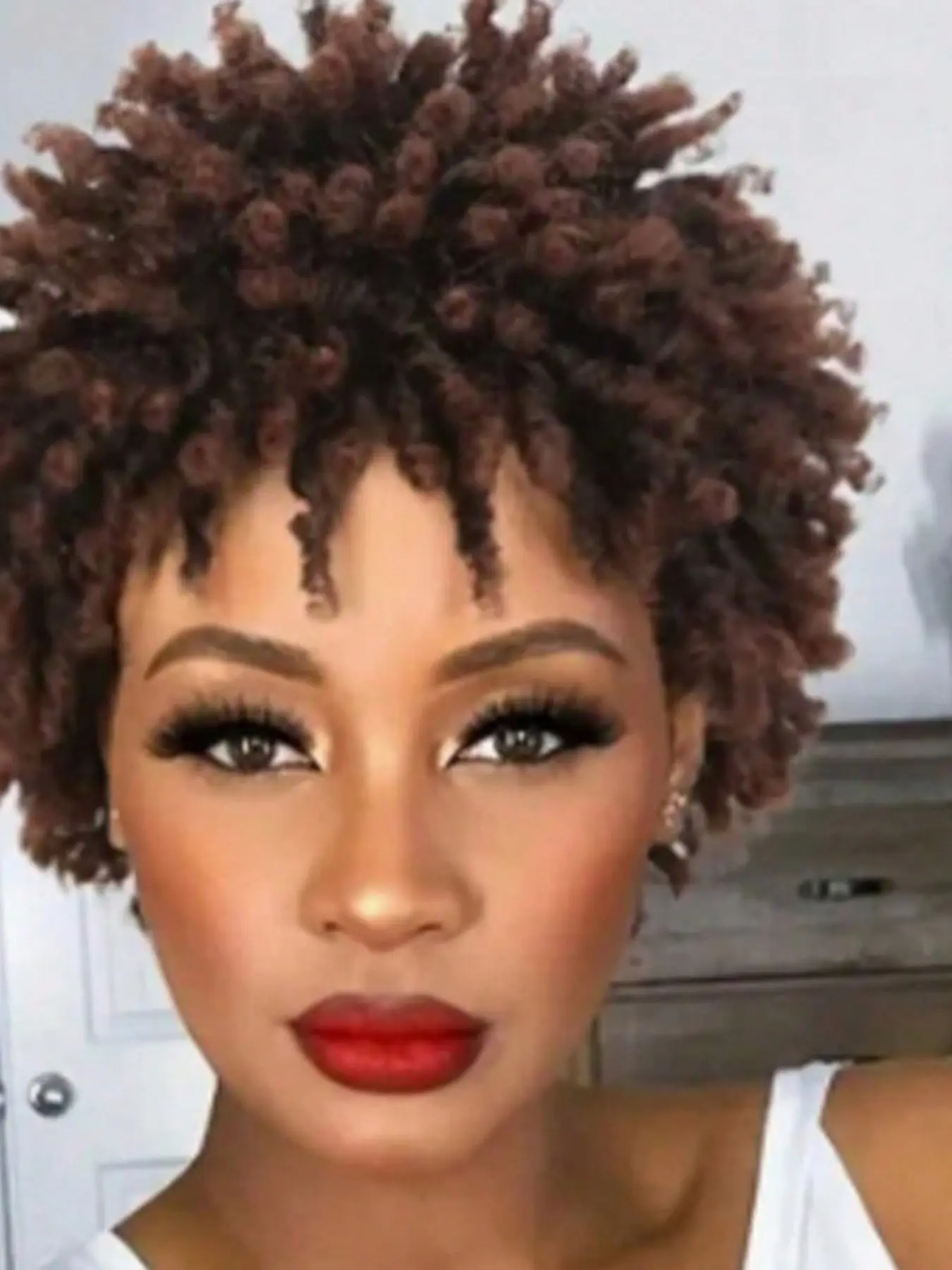 Short Dreadlock Wig For Women And Men Afro Faux Locs Dreads Wig Heat Resistant Short Braided Wigs For Women