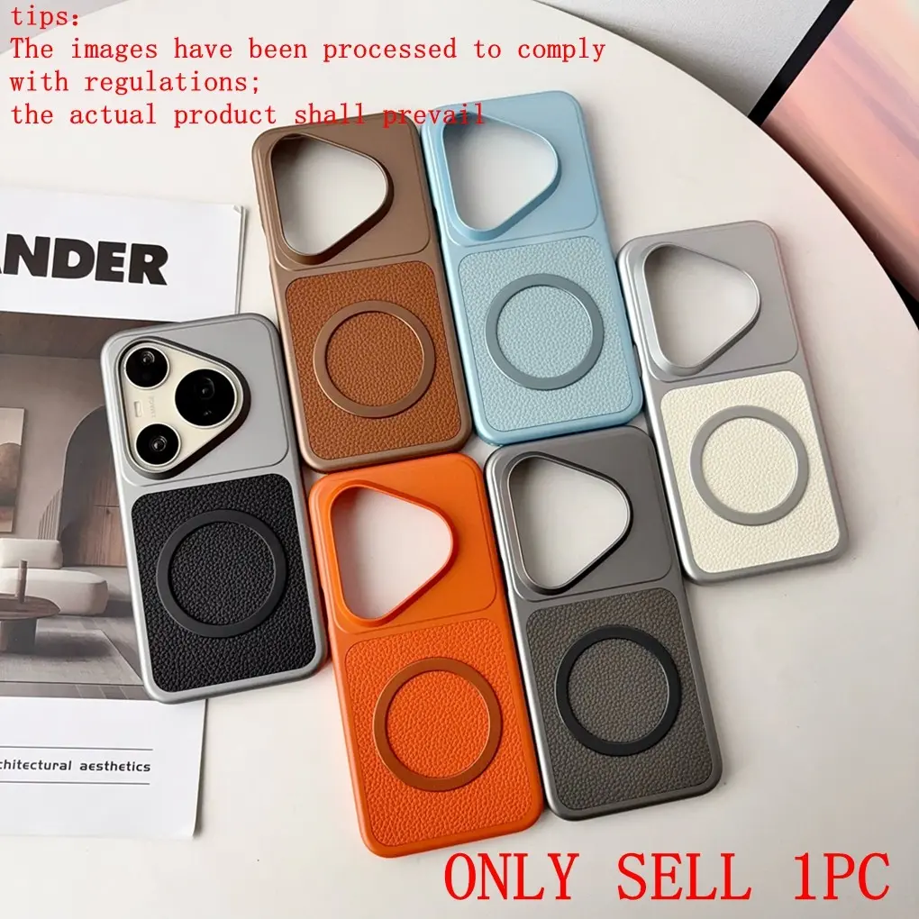 Magnetic Phone Case for Huawei Mate Series, Luxury Dual-Tone Full Protection, Wireless Charging Compatible, Business Style, Unisex