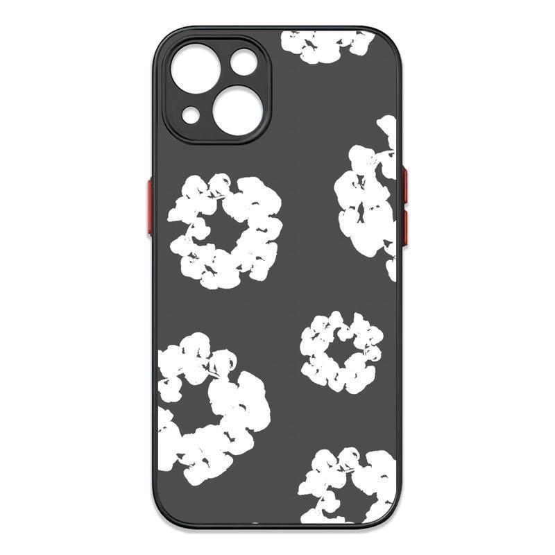 Luxury D-Denims T-Tears Soft TPU Phone Case with Matte Back Cover, Christmas-Themed Mobile Phone Accessories for iPhone 16 15 14 13 12 11 Mini Pro Max X XR XS Max 7 8 6 6s Plus, Iphone 12