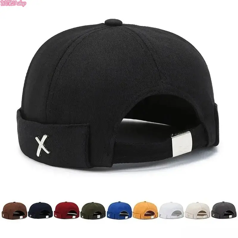 2pcsUnisex Korean Style Sailor Beanie - Lightweight Decorative Print Streetwear Headgear, 1 Size Fits All, 4-Season Casual Mens Hats, Adults Accessories, Gifts Option for Spring Daily Use, Accessories Adults